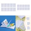 10 Blank Hardcover Notebooks for Children, Unlined Pages, Portable And Practical DIY White