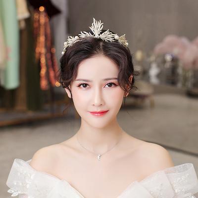 Новый стиль невесты свадебный элегантный венец свадебное платье ужин фотостудия стиль головной убор корона для женщин
