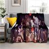 Одеяло с рисунком ОХОТНИКА в стиле аниме, фланелевые одеяла с 3D принтом, домашнее диванное мягкое теплое покрывало с принтом, одеяло для пикника