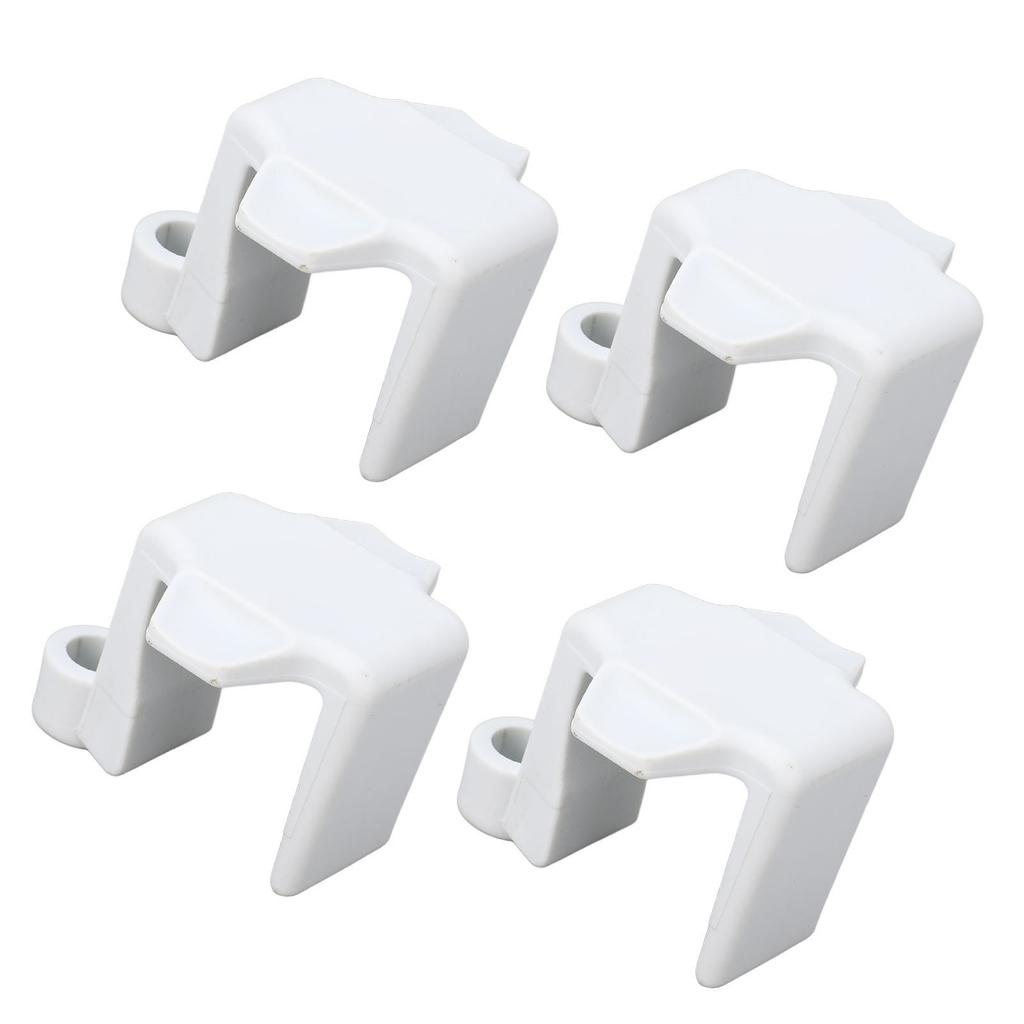 4pcs Boat Bumper Clips Nylon Pontoon Boat Bumper Hangers Cleats for 1 To 1.25 Inch Square Rails