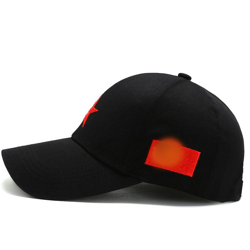 New national hat casual classic five-star embroidered baseball cap spring and autumn men's outdoor sunshade cap women