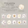 50mm*2m Flowers Plants PET Tapes Junk Journal Adhesiva Scrapbooking Sticker Planner Diary Collage Decoration Stationery Tape