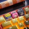 Фигурка Наруто Саске Узумаки Наруто Сакура DIY Колпачок для клавиш Милый Мультяшный Крест Механическая Клавиатура ESC Базовый Колпачок для Клавиш Подарок