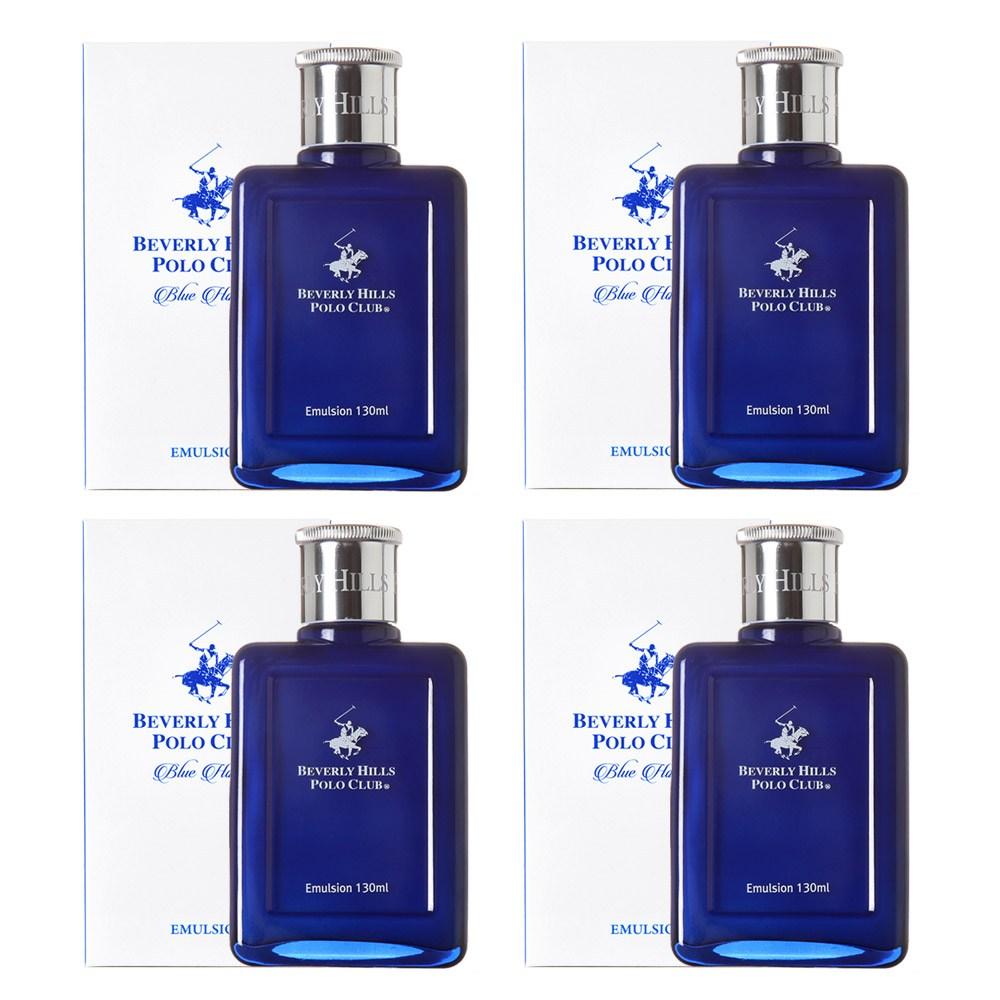 Beverly Hills Polo Club Синяя Эмульсия-Лосьон Homme 130 мл 1 шт. Содержит запатентованные ингредиенты для отбеливания и против морщин, 4 шт.