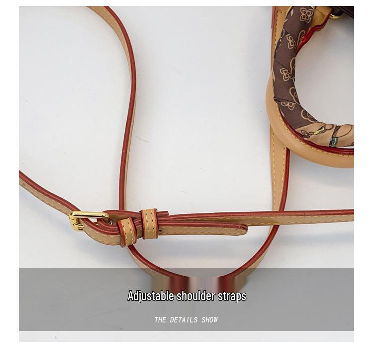 Винтажный принт, женская сумка-тоут через плечо, 2025, нишевый дизайн для мам среднего возраста