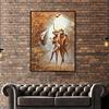 Abstract Wonderful Romantic Couple Painting On Canvas Wall Art HD Pictures Lovers Posters and Prints Warm Home Living Room Decor