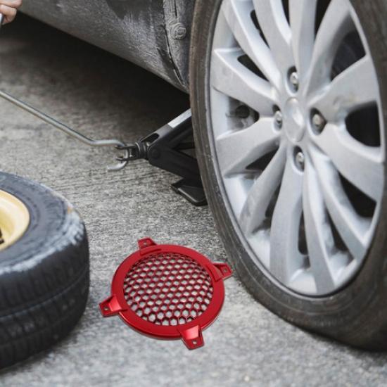 2 Pcs Car Speaker Grille Frame Protective Cover Loudspeaker Net Covers Plastic