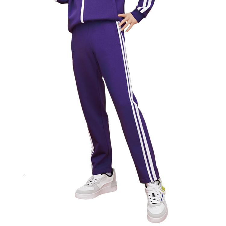 Li Ning повседневные спортивные штаны для бега мужские низы новые-Lakers-фиолетовые AKLQA41-2