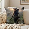 game adventurous TTomb RRaider Cushion Cover Pillowcase Antidustmite living Room Sofa Decor Cushion Room