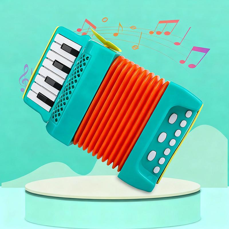 Игрушка аккордеон для малышей, музыкальный инструмент, развивающие игрушки, развитие музыкального интереса у детей, подарки для детей, мальчиков, девочек