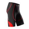 Santic Men's Genting Cycling Shorts, Summer Cycling Wear, Sponge Padded Racing Shorts, Red, Size S
