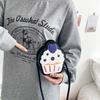 Весна новая мультяшная контрастная персонализированная женская сумка модная сумка через плечо милая сумка сумка для смены модная сумка-мессенджер