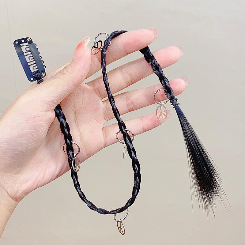 Милый крутой парик с пряжкой, заколка для волос Spice Girl, имитация косы, зажим для кос, дреды, боксерская коса, аксессуары для волос