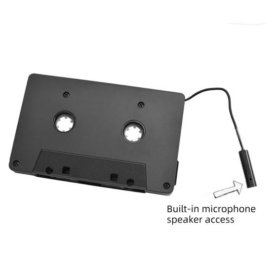 Кассетный адаптер, универсальный стереоперезаряжаемый Bluetooth-совместимый конвертер аудиокассет 5.0 AAC/MP3/SBC для автомобиля