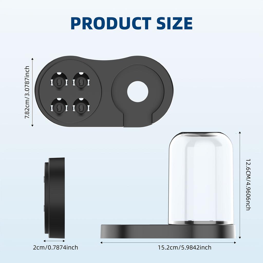 1 шт. - Держатель для электрической зубной щетки, для серии IO/EB, Индукционное зарядное устройство серии IO/EB, Универсальное место для установки насадок серии IO/EB