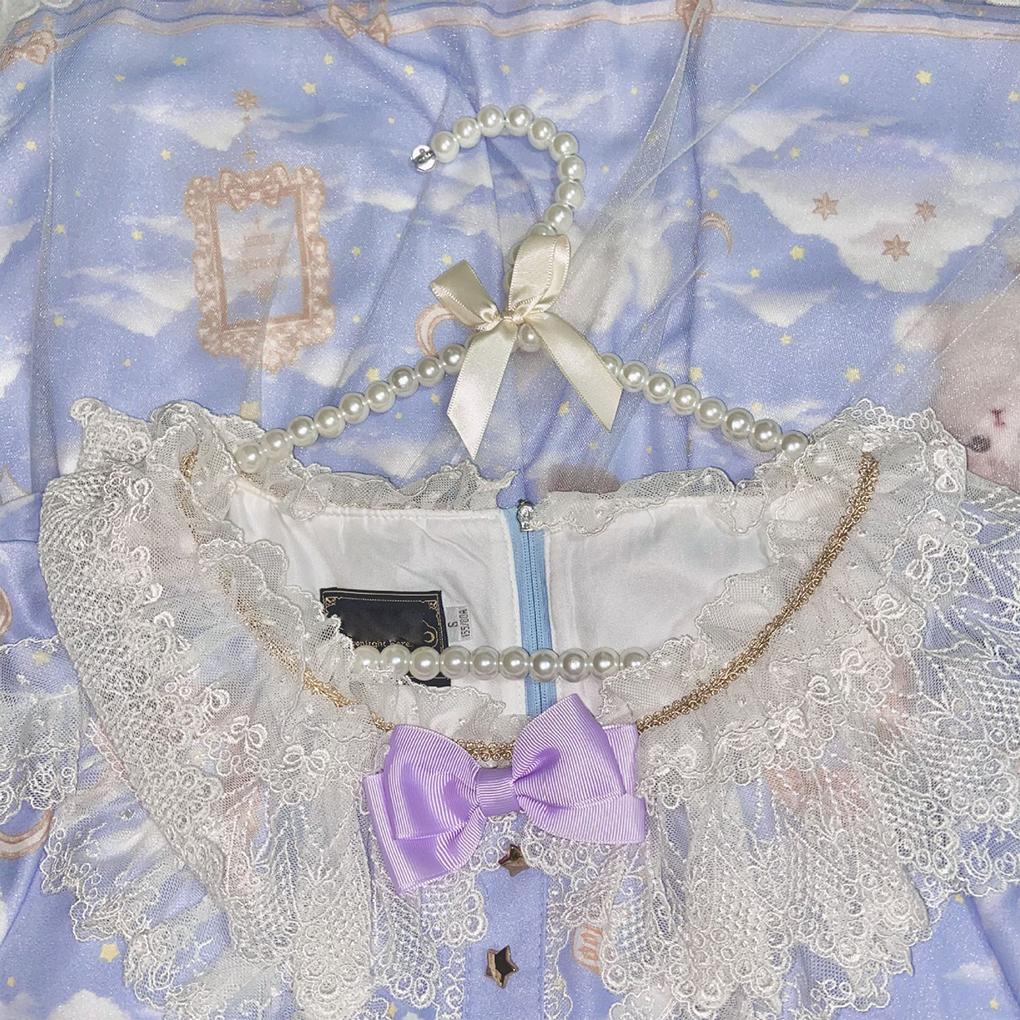 Элегантный пластиковый органайзер для одежды с жемчужными акцентами, вешалка для свадебного платья, вешалка для одежды с жемчужными вставками