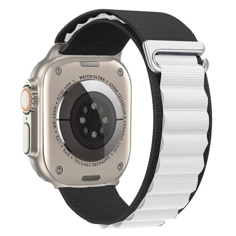 Ремешок Alpine Loop для Apple Watch Ultra 3 Ремешок 49 мм 11 10 9 8 7 46 мм 42 мм 45 мм 41 мм Нейлоновый Спортивный Браслет iWatch 6 5 SE 44 мм Ремень