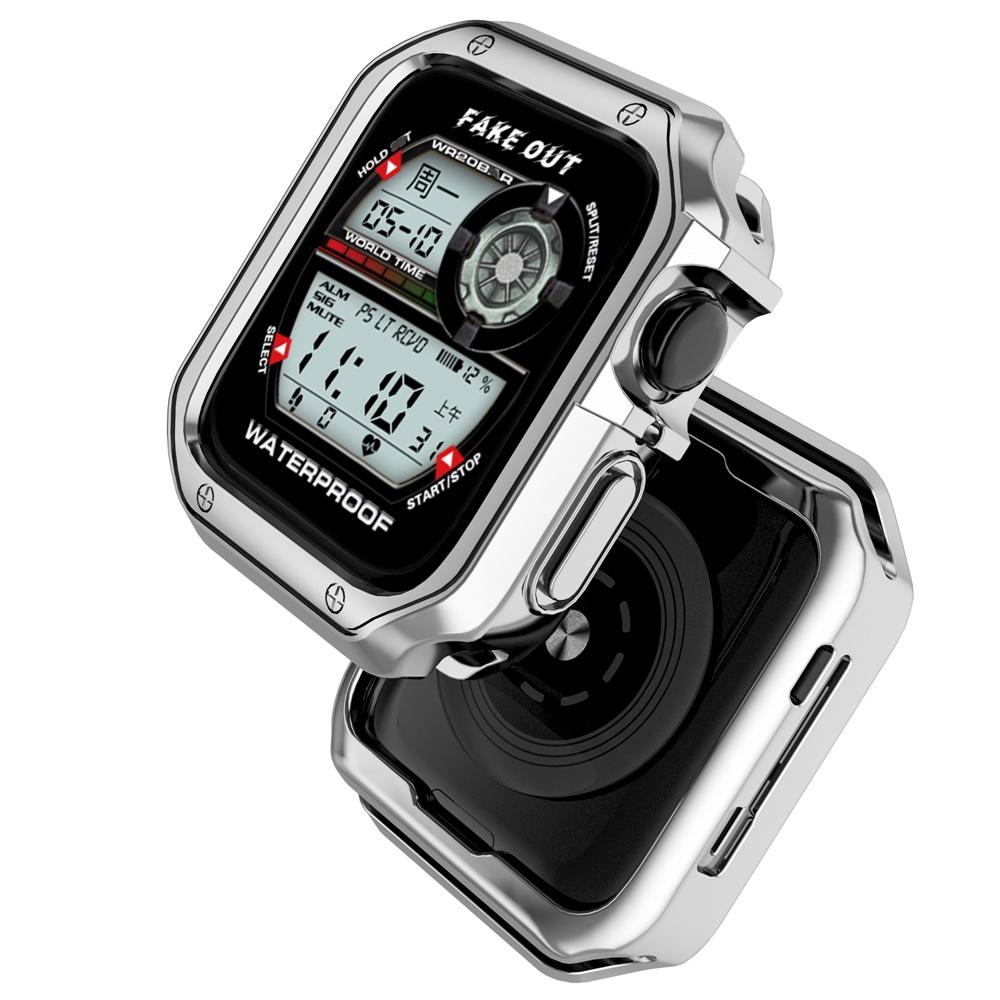 Чехол из ТПУ для Apple Watch Корпус 44 мм/40 мм 42 мм/38 мм 45 мм 41 мм бампер Защита экрана Аксессуары для корпуса iWatch Серии 6 3 SE 7 8 9
