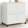 VidaXL Buffet, Cabinet with Door, Cupboard with Storage, Living Room Organizer, Home Interior, White 846655