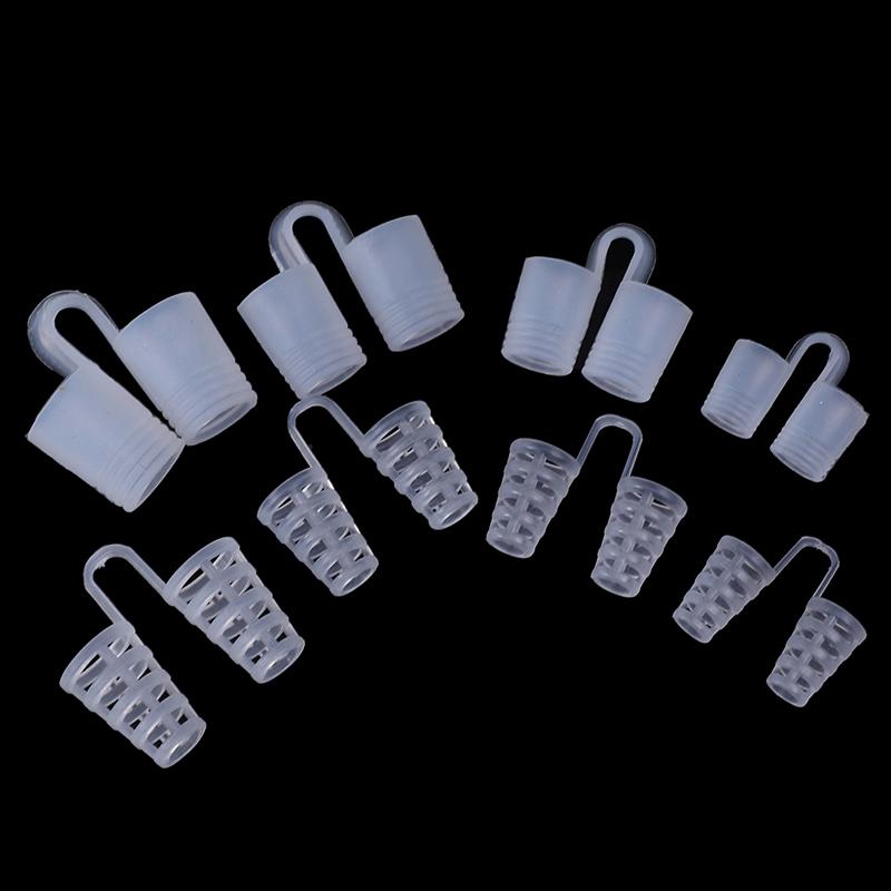 8 шт./набор Клипса для носа против храпа Дышащая Легкая Устройство для остановки храпа во сне