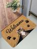Black Cat Carpet Cute Cartoon Doormat Soft Welcome Mat Carpet For Live Room  Rug For Bedroom Outdoor Carpet Home Decorati