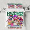 3 предмета Kpop Demon Hunter Постельное белье K Pop Охотники на демонов Рождественский подарок для детей Друзья Рождественское украшение для дома Постельное белье