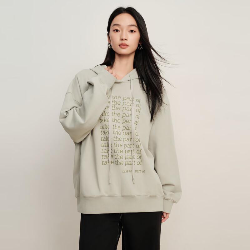 Elva' Island Женская повседневная толстовка с капюшоном и принтом букв