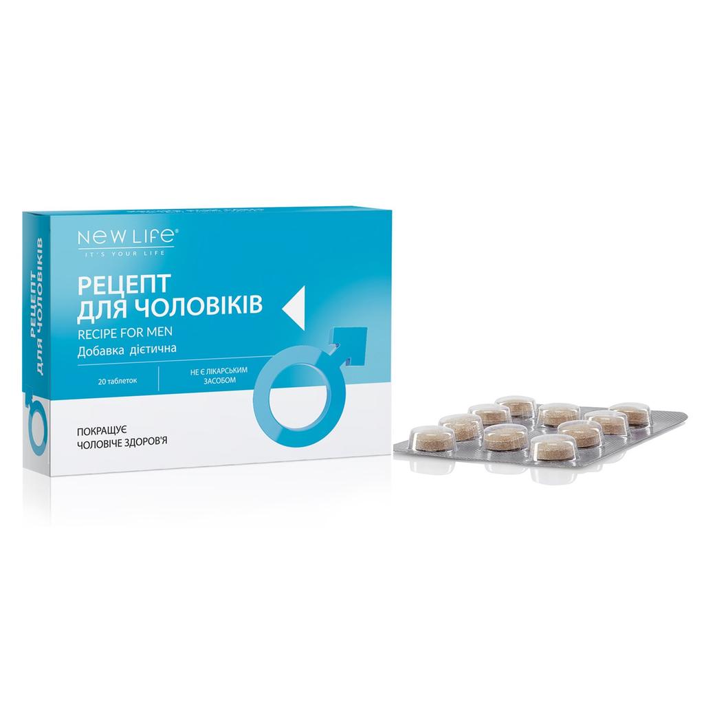 Recipe for Men New Life Dietary Supplement (Men's Health Support)