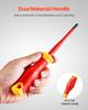 VEVOR Insulated Screwdriver Set, 50-Piece Professional Electrical Screwdriver Set, 1000V Insulated Electrician Tool, with Magnetic Tips