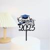 9x Acrylic Graduation Cake Toppers Kit For Graduation Party Decorations