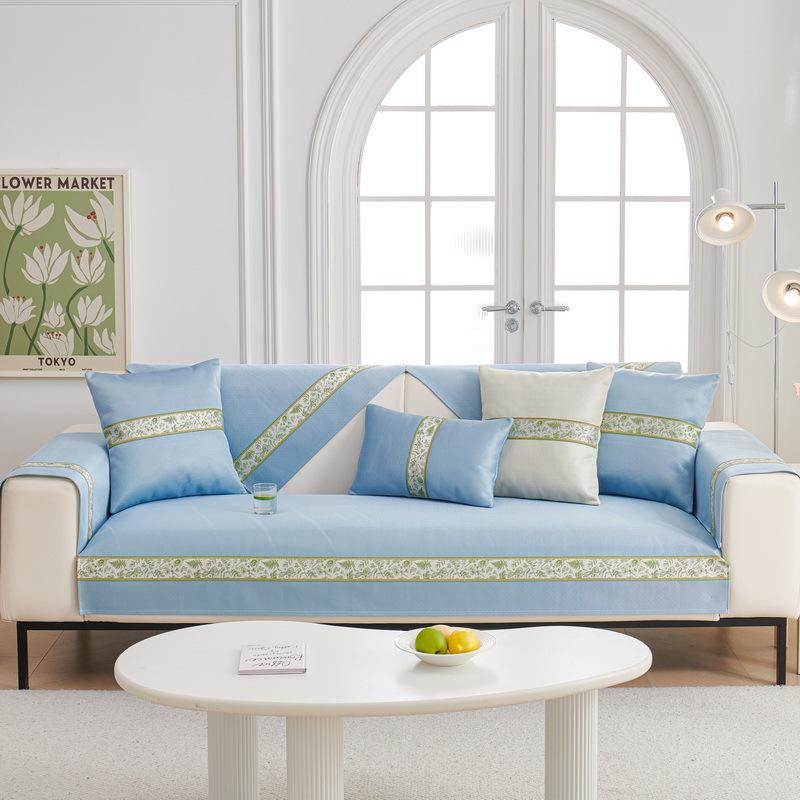 Cream Wind Sofa Cushion Summer Ice Silk Cool Cushion Mat  New Non-Slip Cold Summer Leather Seat Cushion