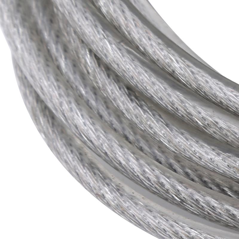 5 мм*3 м стальная проволока удлиненная проволочная собачья веревка цепь для собак товары для домашних животных для тягового каната для собак