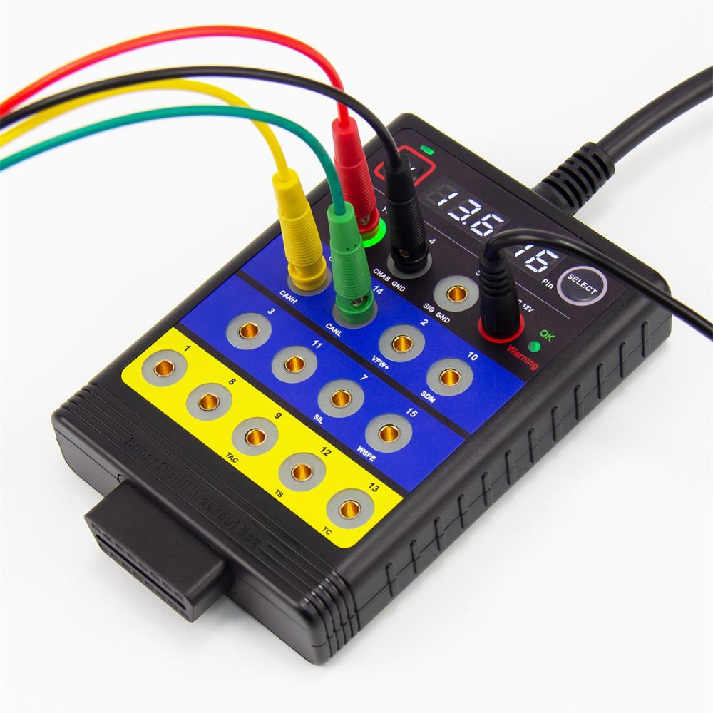 OBD2 Разветвитель OBDII Детектор Протокола Автомобильный 16-контактный CAN Bus Тестовый Диагностический Инструмент