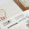 165Pcs/Sheet Functional Pearl Decal Convenient Lightweight Album Decoration