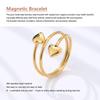 Stainless Steel Rings For Women Energy Lymphatic Drainage Magnets Finger Rings Great Present Idea