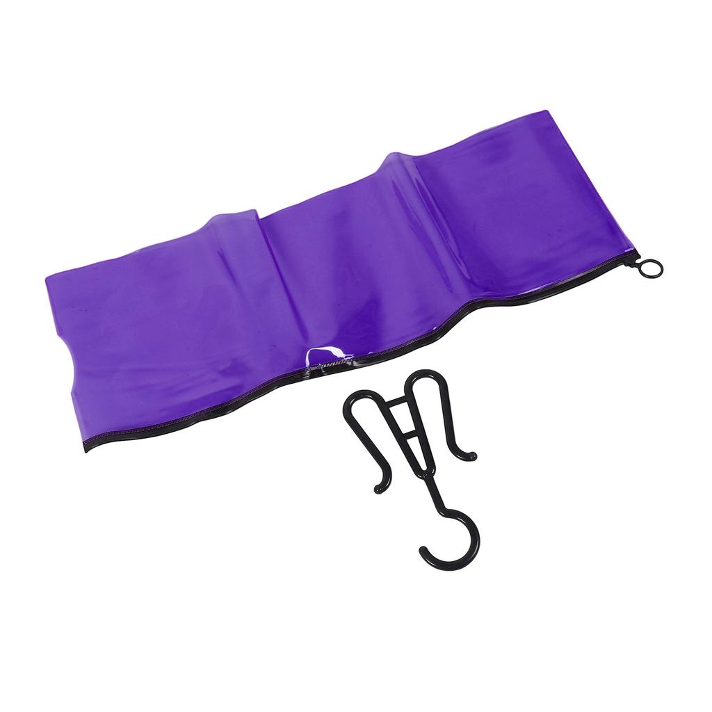 5pcs Wig Storage Bag Transparent PVC Hair Extension Holder With Hangers for Home Large Size