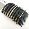 Leather U Shape Hair Styling Comb Bear Invisible Extra Hair Holder Sweet Fixed Combs  Daily