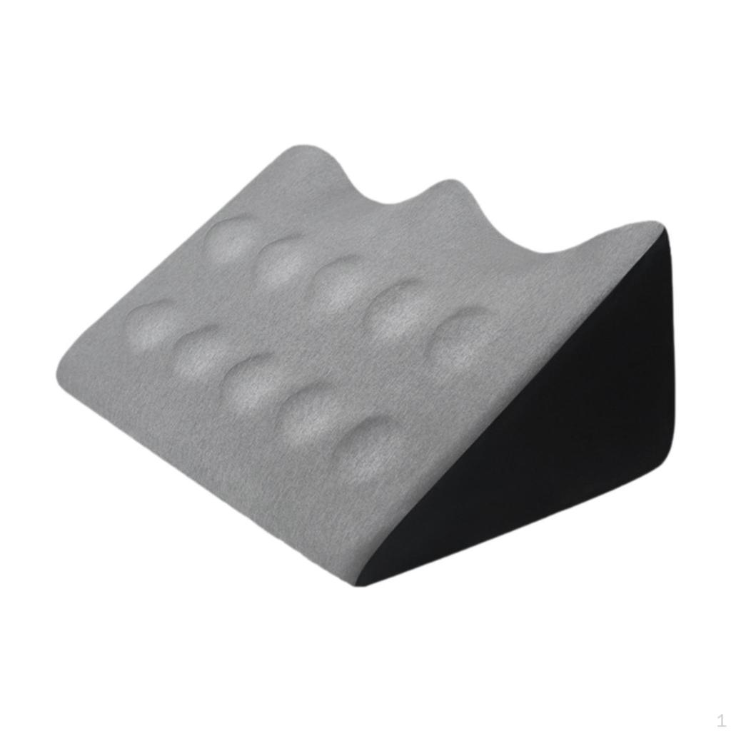 Bed Wedge Pillow Back Cushion Home Memory Foam Comfortable Massage Leg for Snoring Side