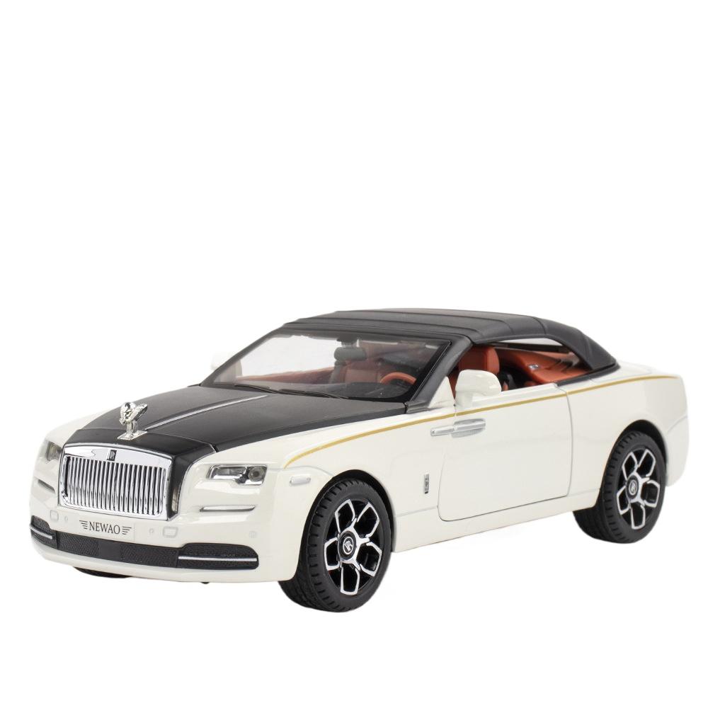 1/24 Rolls Royce Dawn Spofec литые игрушечные машинки и игрушечные машинки модель автомобиля звук и свет инерционные машинки игрушки для детей подарки