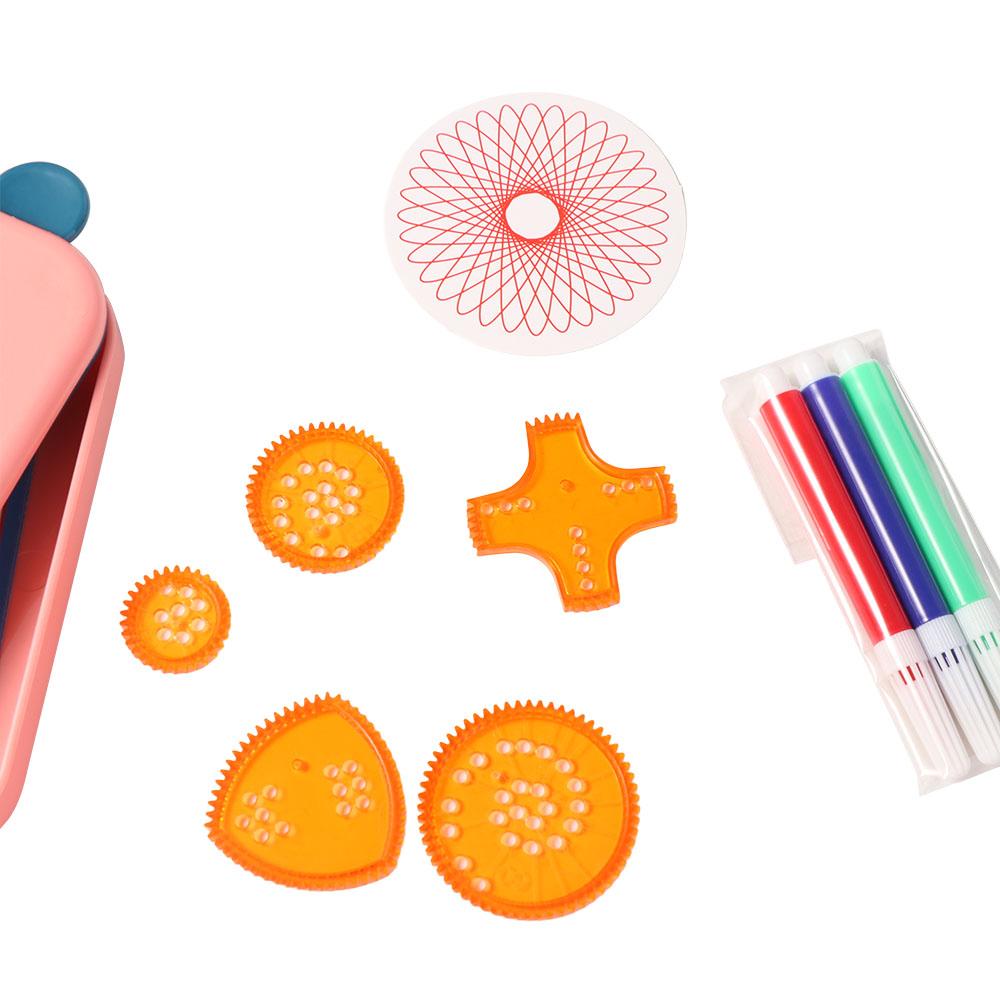 Multifunctional Drawing Art Spirograph Set Geometric Ruler Drafting Tools Primary School
