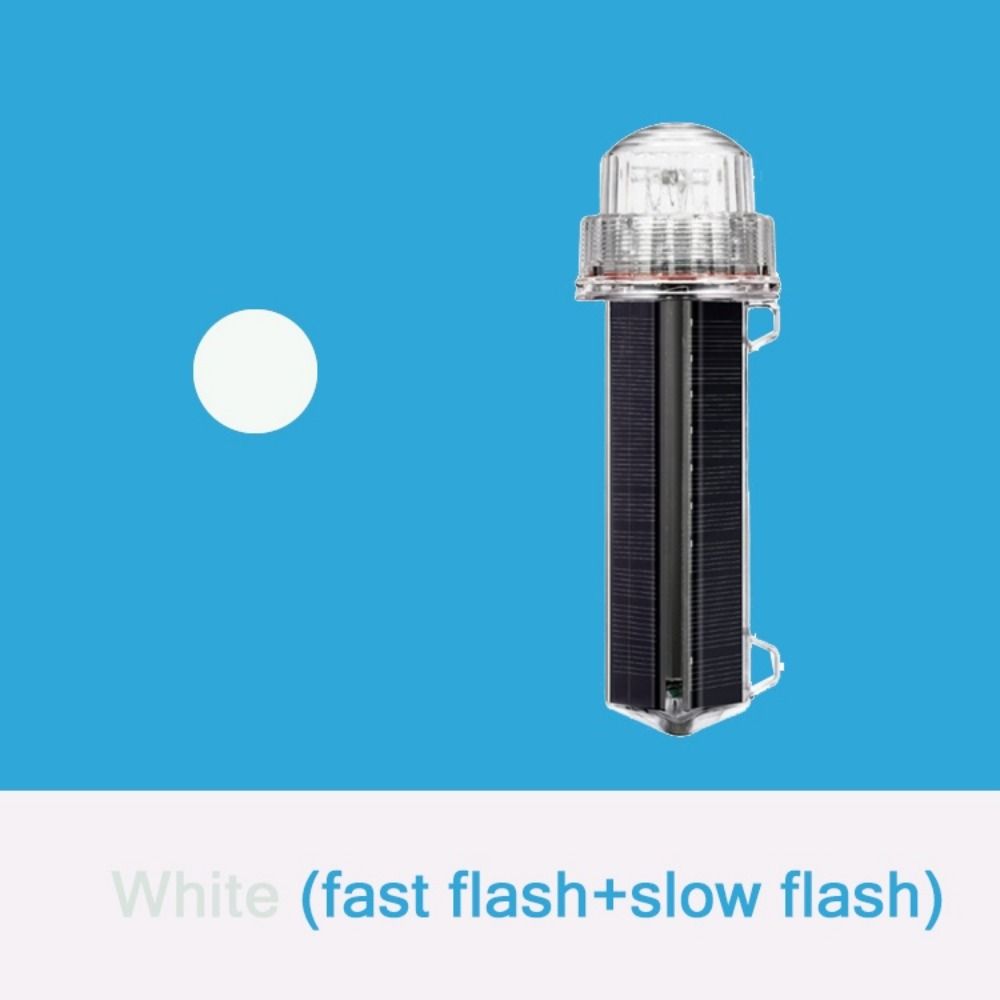 Warning Lamps Solar Powered Net Mark/Position Flashing Marine Signal Light Marine Navigation Light