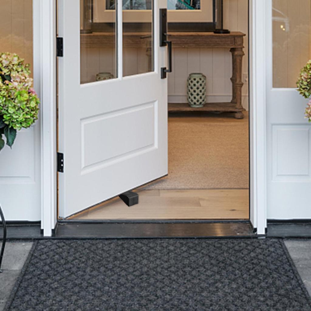 Door Stop Floor Door Stopper Wedge Flexible Non-Scratching Door Holder Smart Stackable Slip-Resistant Design Hotel Door Stop