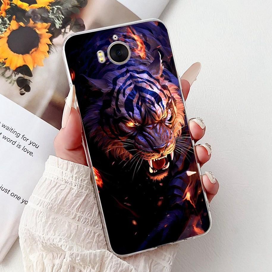 Для Huawei Y5 Y6 2017 Чехол MYA-L23 MYA-L22 MYA-L03 Силиконовый Чехол Роскошный Расписной Мягкий Силиконовый Защитник Для Huawei Y3 2017 Capa