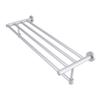 Aluminum Alloy Bathroom Towel Holder Wall Mounted 5 Bar Bath Towel Rack Storage Organizer Shelf
