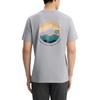 Columbia T-Shirts Men's Gray 039 Crew Neck Moderate Straight Fit AE3676-039