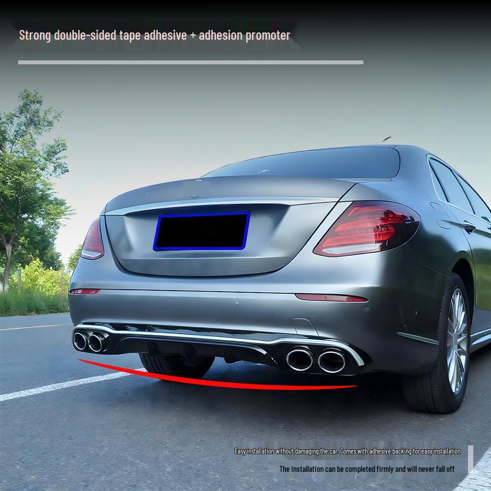 Совместимо с задним диффузором и выхлопными трубами для Mercedes-Benz E-Class W213 Sport E53/E63 2017+.