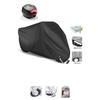 Черный мотоциклетный брезент с задней сумкой и замком, совместимый с Rks Reale 125x, безопасный