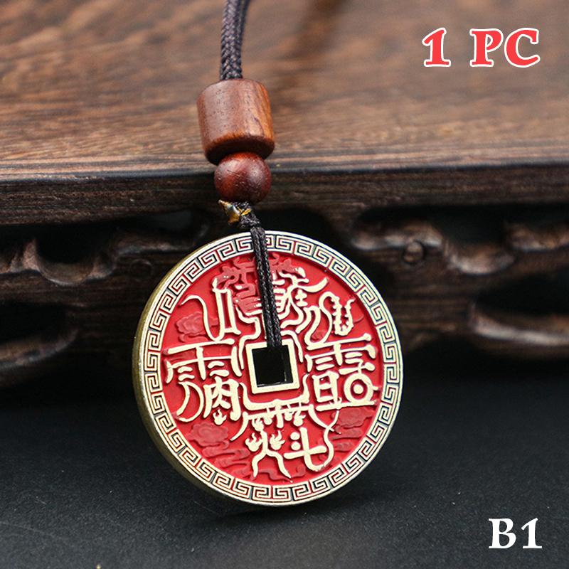 Модель древней китайской монеты Горные деньги духа Традиционный амулет Фэн-шуй Богатства Монета удачи Подвесное украшение