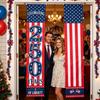 Vertical Independence Day Banner 250 Years of Liberty Outdoor Indoor Hanging Decoration for Patriotic Celebrations and Events