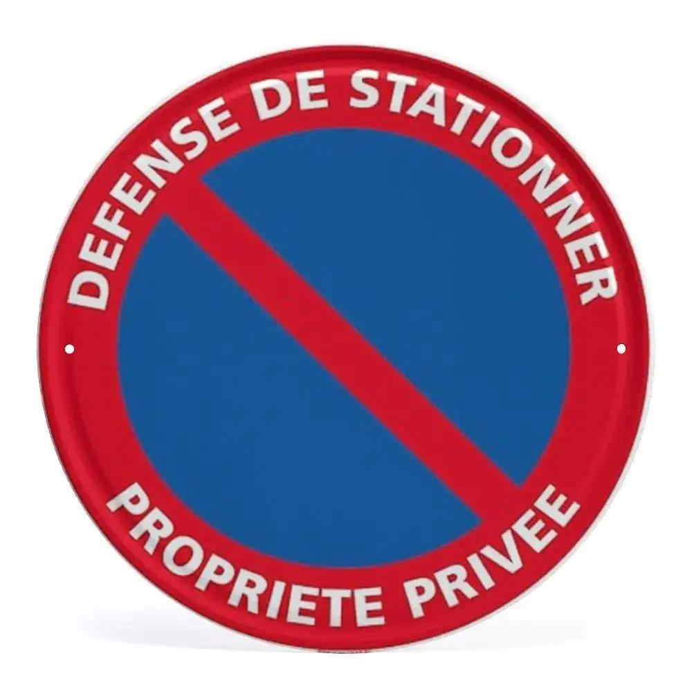 Предупреждение о запрете парковки Ретро круглые металлические знаки ностальгическая железная живопись новинка для кафе бара гаража бара кухонного сада настенный декор